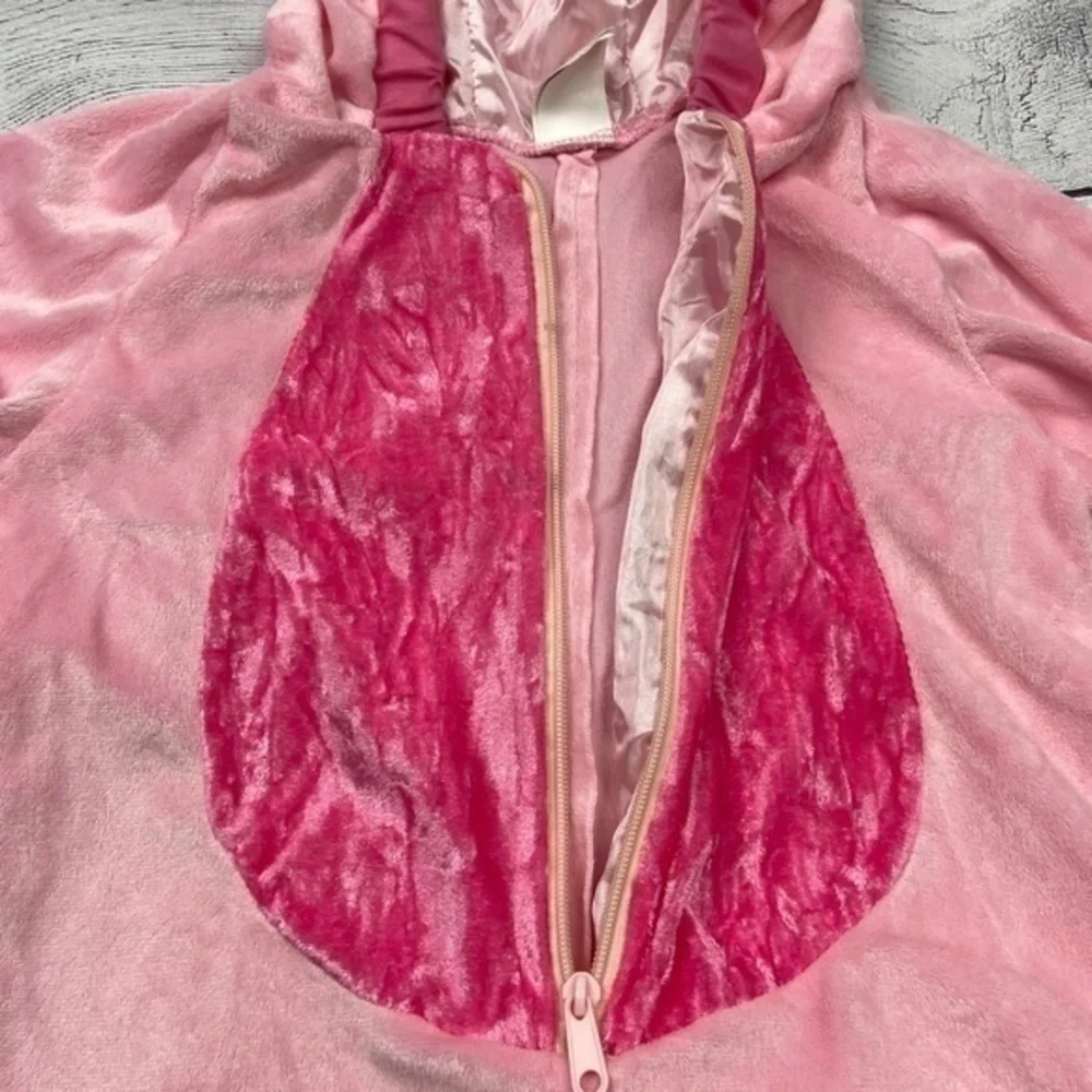 Pink Velour Unicorn Halloween Costume Toddler Girls Size 3 to 4 Years